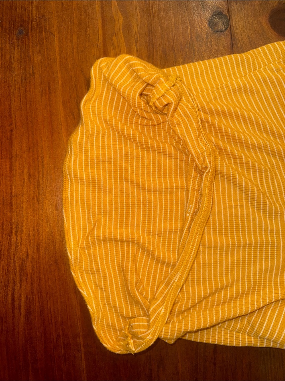 American Eagle Outfitters Yellow & White Striped Tube Top - Picture 4 of 5